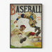 Vintageposter för Baseball Magazine, omslag augusti 1917