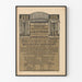 Vintageposter Basler Gesangverein Lisztfeier Münster Basel 1911