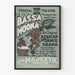 Vintage teateraffisch Federal - Bassa Moona