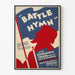 Vintageaffisch Battle Hymn - Väggdekoration Teater Experimentell
