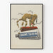 Vintageposter Baume Sarein väggdekoration för hälsa