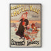 Vintageposter Bazar de l'Hôtel de Ville Paris - Retro barnrum väggdekoration