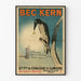 Vintageposter Bec Kern - Ljusande och konstnärlig väggdekoration