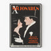 Vintage dekorativ poster Miljonären - Par i elegant klädsel