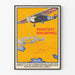 Vintageflygplansposter Schweiz - Använder luftvägen
