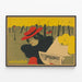 Vintageposter Berliner Morgenpost - Elegant retro väggdekoration — inramlat konstverk på väggen
