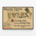 Teateraffisch Berliner Theater Moskauer Künstleriska Teatern 1906 — inramlat konstverk på väggen