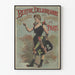 Vintageposter Berthe Delaurianne Cascadeuse från Paris-konserterna