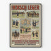 Militär rekryteringsposter Indisch Leger 1909 vintage