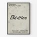 Vintageposter Bévitine - Retro väggdekoration för medicin vitamin B1