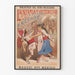 Vintageposter La Infamia du Roi Tzintzicha - Mexikansk väggdekoration