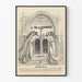 Vintage väggdekor: 1800-talets kristna biblioteksposter