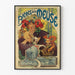 Vintageposter för Biers de la Meuse väggdekoration Art Nouveau
