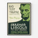 Vintageaffisch för teatern Big Tent - Abraham Lincoln