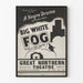 Teateraffisch Big White Fog - Vintage väggdekoration