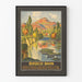 Vintageposter Birseck-Bahn för väggdekoration