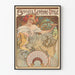 Vintageposter för Lefèvre-Utile-kex 1897 väggdekoration