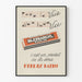 Vintage reklamposter Blephargyl Ferlux