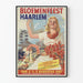 Vintageposter Bloemenfeest Haarlem 1947 väggdekoration