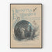 Vintageposter Blossoms Unfading med romantisk illustration