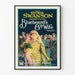 Vintageposter av Bluebeards åttonde hustru med Gloria Swanson