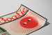 Vintage reklamposter Boa-Lie med flaska och solillustration — vy av konstverket