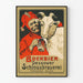 Vintageposter Bockbier Dessower Schlossbrauerei - Retro väggdekoration