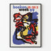 Abstrakt dekorativ poster Boekenweek 99