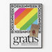 Vintage färgglad väggdekorationsposter för Bokveckan