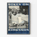 Vintageposter Boken om Bjørnson - Konstnärlig väggdekoration
