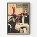 Vintageposter Cabaret Bonbonnière Elegans och Kväll