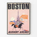 Vintageposter Boston Allegheny Airlines dekorativ