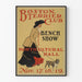 Vintageposter från Boston Terrier Club - Väggdekoration för hundevenemang