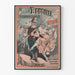 Vintageposter Bougival Bal des Canotiers - Retro väggdekoration
