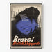 Vintageposter Bravo British Shipyards - Historisk väggdekoration