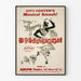 Vintage musikposter Brigadoon för väggdekoration