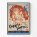 Retro dekorativ poster Flygets lilla fästmö med Shirley Temple