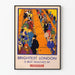Vintageposter Brightest London av Horace Taylor