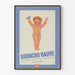 Vintageposter Broncho-Baume – Väggdekoration för barnrum