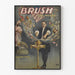 Vintageposter Brush The Mystic - Magisk och mystisk väggdekoration