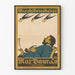 Vintageposter Buchdruckerei Max Baur u Co väggdekoration