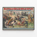 Buffalo Bill's Wild West och Västerns ryttarkongress poster — inramlat konstverk på väggen