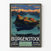 Vintageposter Burgenstock Schweiz för väggdekoration