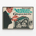Vintageposter Burroughs Additions-Maschinen Glogowski & Co — inramlat konstverk på väggen