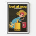 Vintageposter Butalacq Värme - Retro väggdekoration
