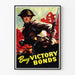 Vintage affisch för att uppmana till köp av Victory Bonds med kanadensisk soldat