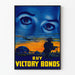 Vintageposter Buy Victory Bonds väggdekoration krig