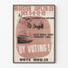 Vintage förlovnings- och röstposter - Väggdekoration Artem Legrand