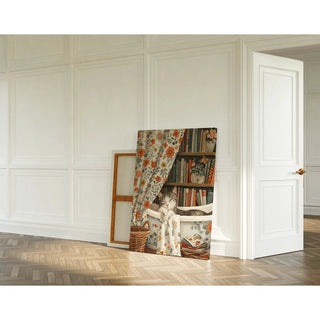 Avslappnad kattbord