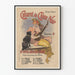 Vintageposter av Cabaret du Chien Noir - Retro väggdekoration